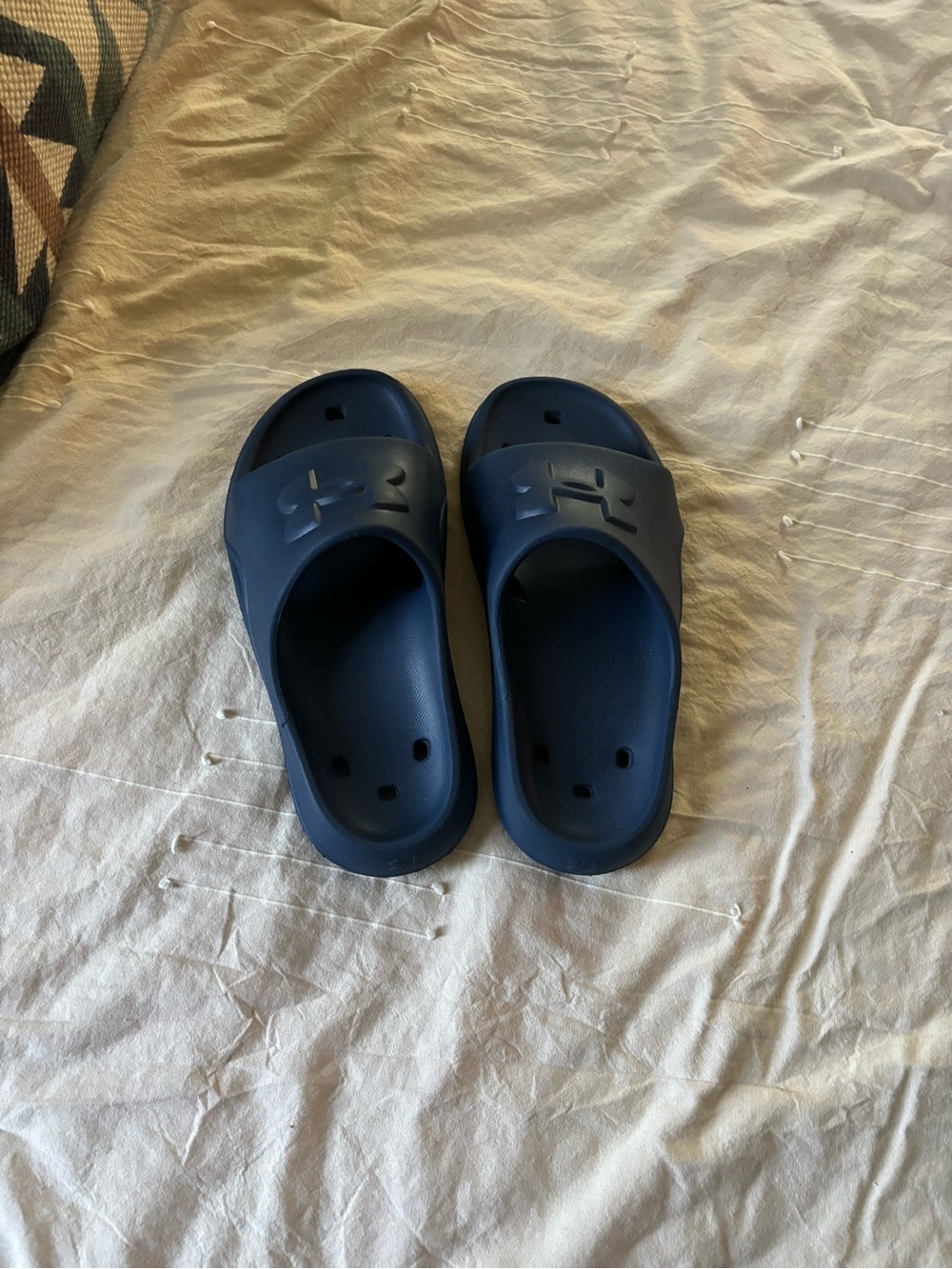 Under Armour Navy Blue Slide Sandals